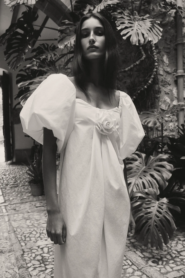 Caroline Constas RYLIN DRESS WHITE