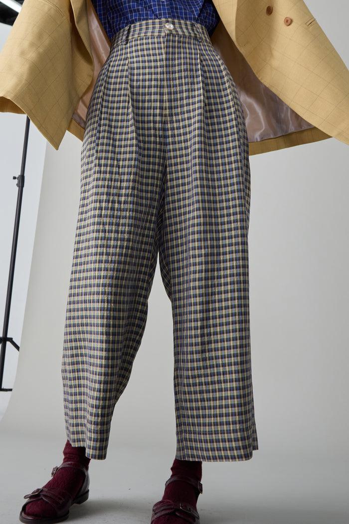 Caron Callahan ADLER PANT Multi Plaid