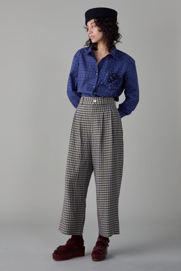 caron callahan ADLER PANT Multi Plaid