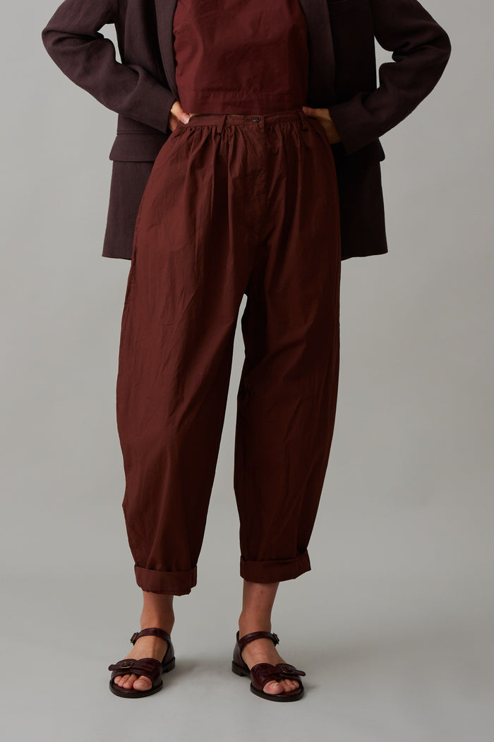 Caron Callahan BRADY TROUSER Brownstone Poplin