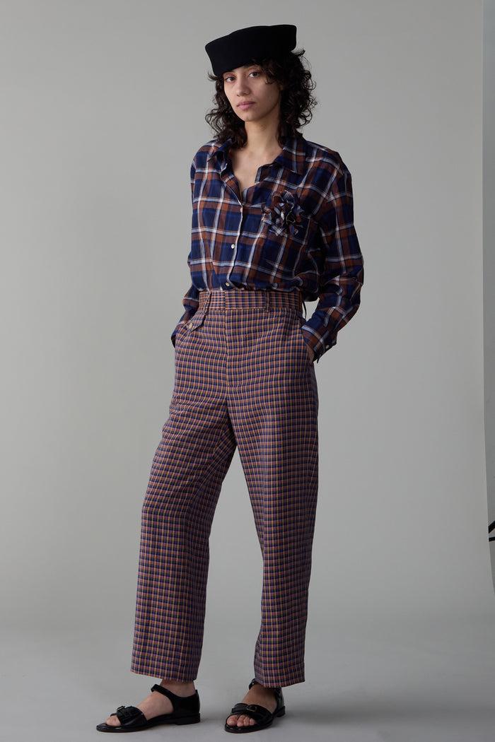 Caron Callahan CARISI PANT Rose Plaid