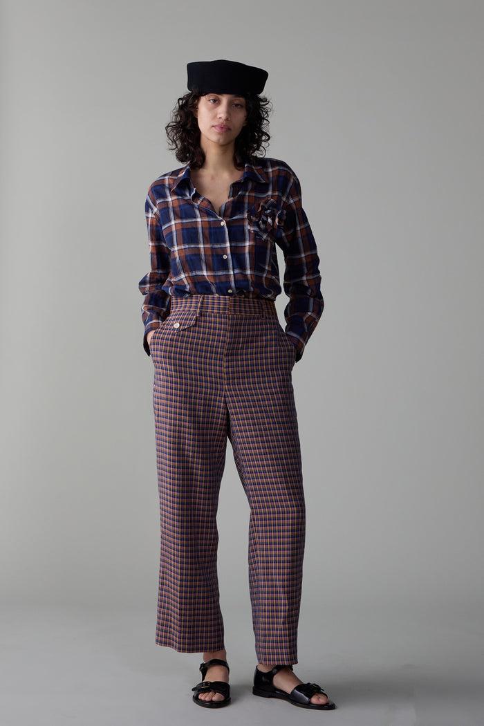 caron callahan CARISI PANT Rose Plaid