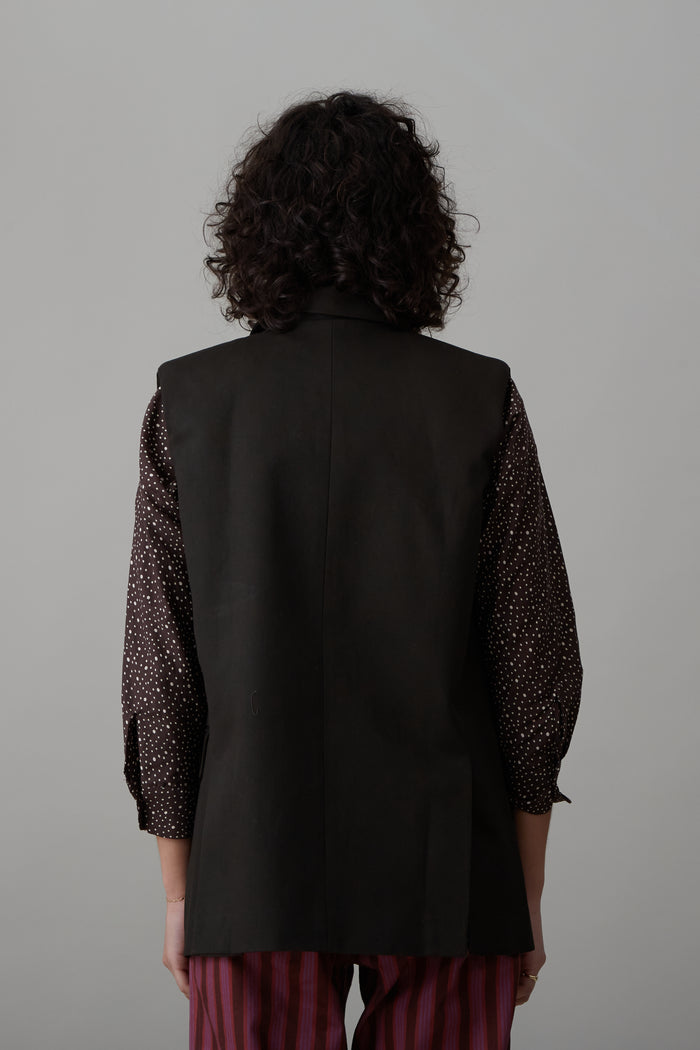 Caron Callahan CONSTANCE VEST Loden Twill