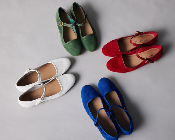 Caron Callahan ELLIE MARY JANE Red Suede