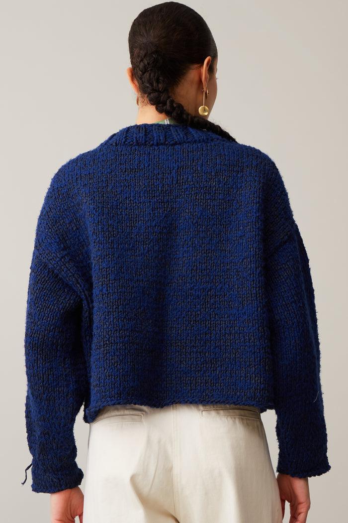 Caron Callahan LEWISTON SWEATER Indigo Boucle