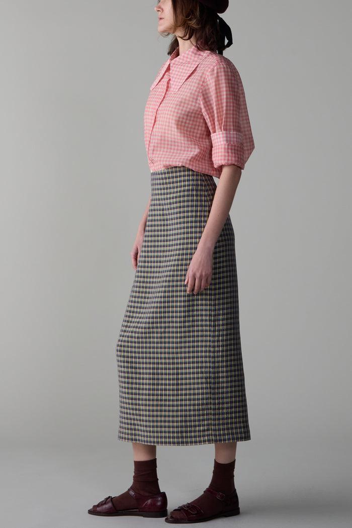 Caron Callahan LILA SKIRT Multi Plaid