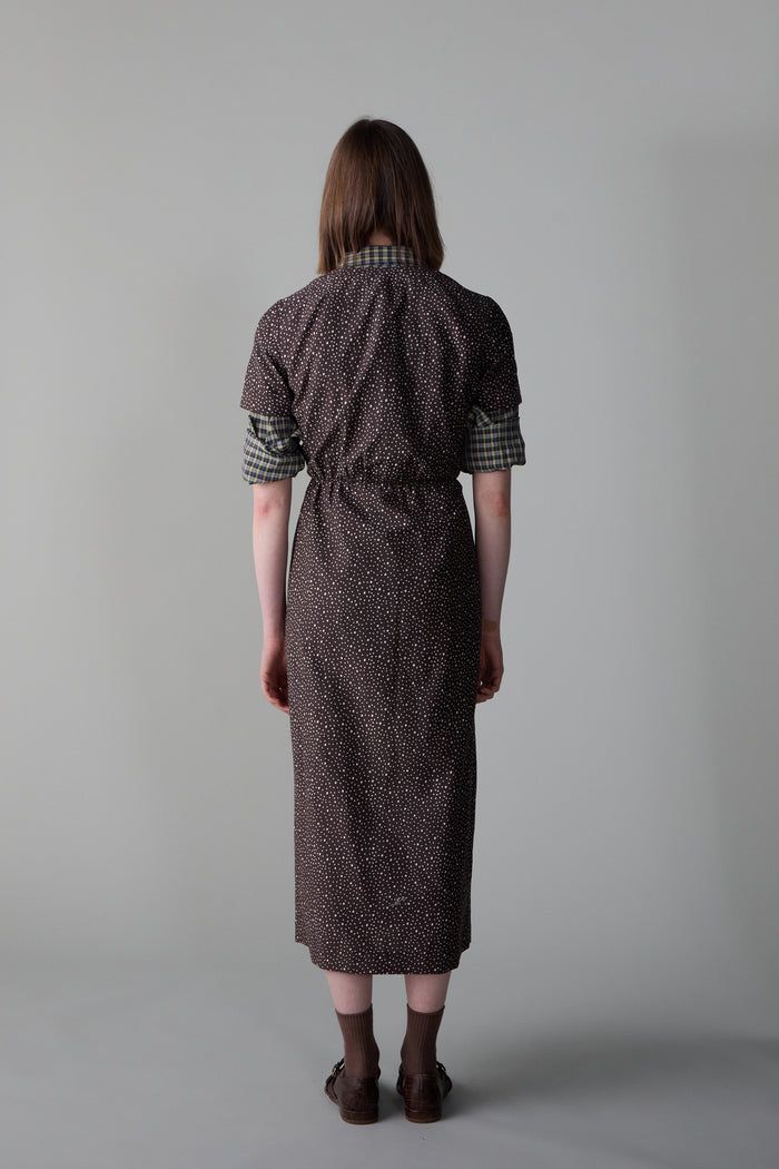 Caron Callahan ROSETTA DRESS Chocolate Dot