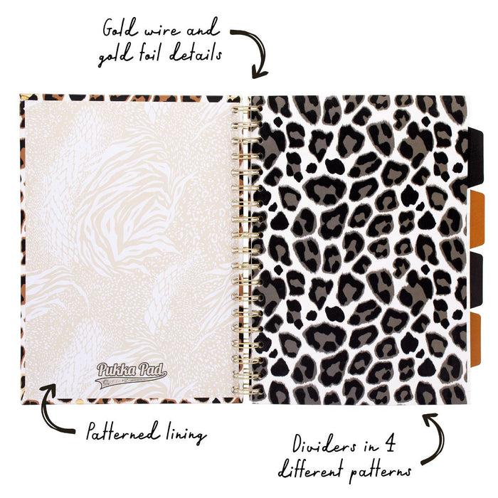 Carpe Diem 5-subject Hardcover Notebook - Pack Of 2 Assorted Colours