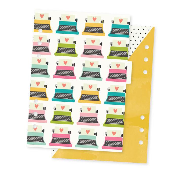Carpe Diem A5 Planner Mixed Pattern Dividers (Pack Of 6)