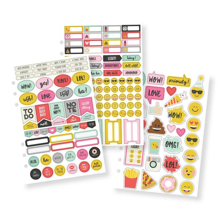 Carpe Diem A5 Planner Emoji Love Insert Set