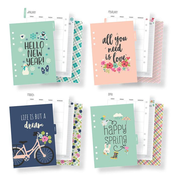 Carpe Diem A5 Planner Monthly Seasons Inserts