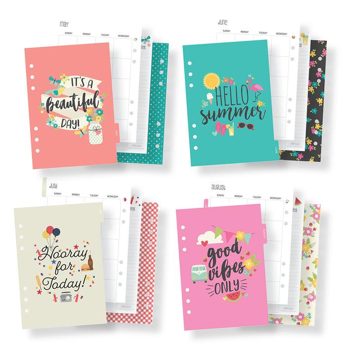carpe diem A5 Planner Monthly Seasons Inserts