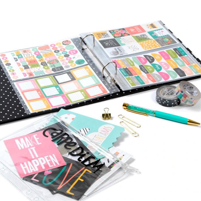 Carpe Diem A5 Plastic Storage Pouch With Zip