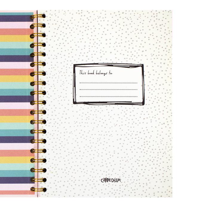 Carpe Diem Ballerina Pink B5 Hardcover Notebook