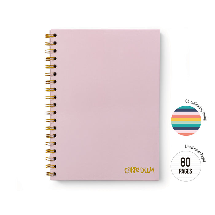 Carpe Diem Ballerina Pink B5 Hardcover Notebook