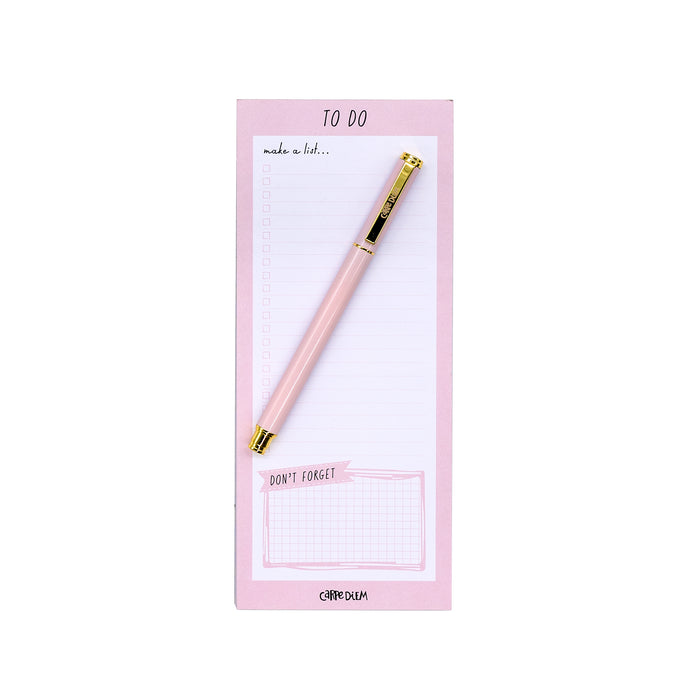 Carpe Diem Ballerina Pink Magnetic To Do List