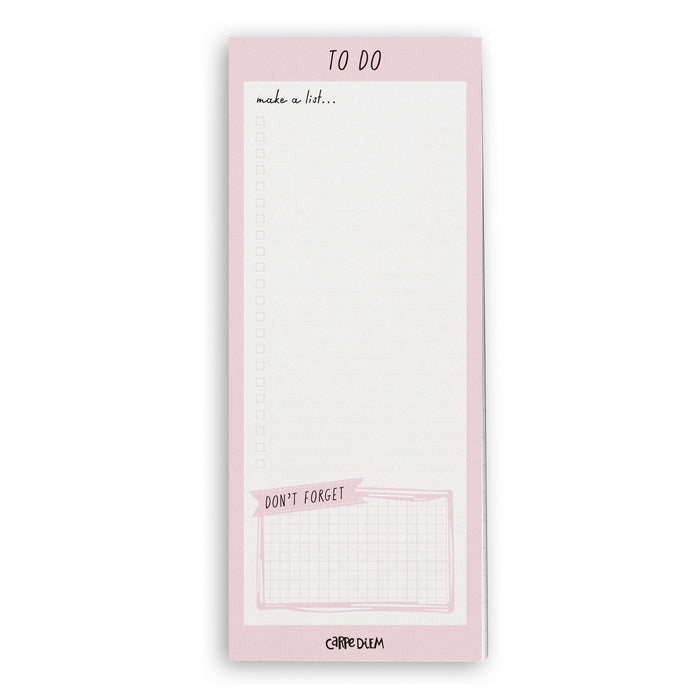 carpe diem Ballerina Pink Magnetic To Do List