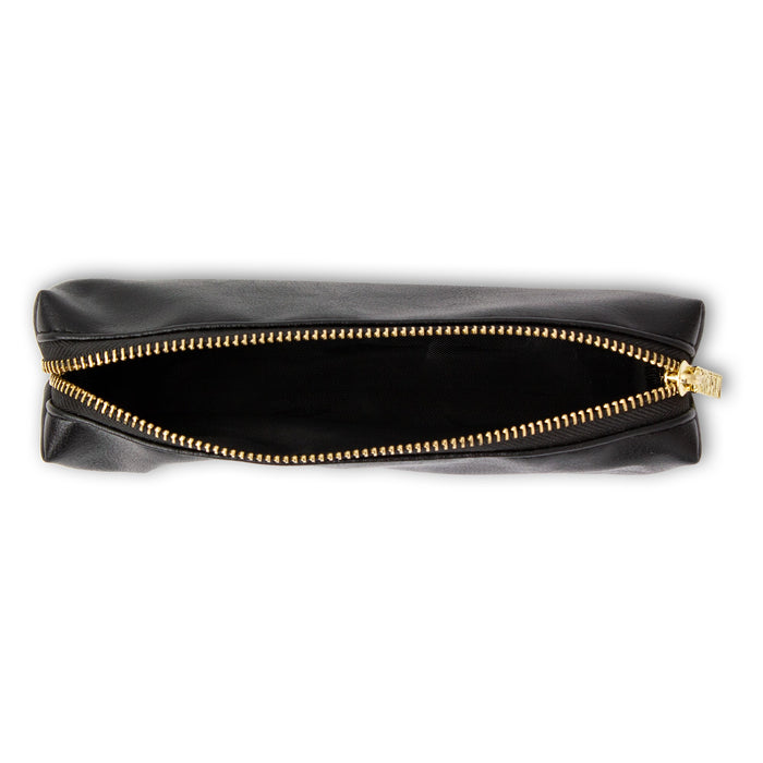 Carpe Diem Black 8" Slim Pencil Case/Pouch