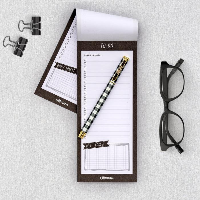 Carpe Diem Black Magnetic To Do List