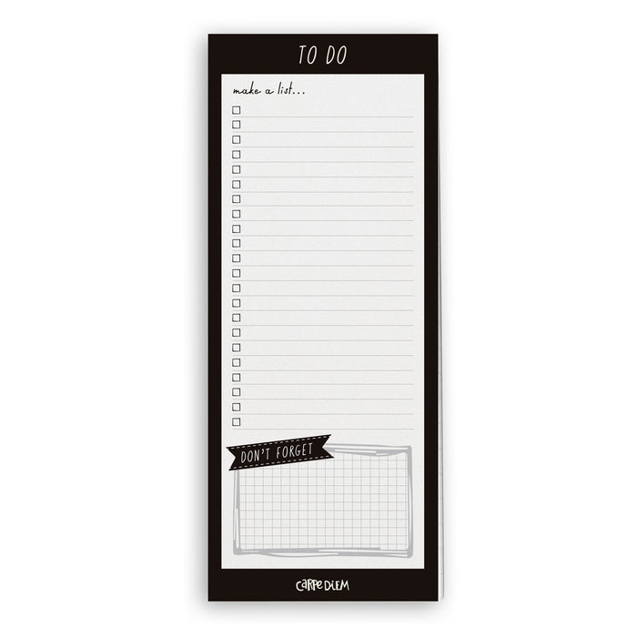 carpe diem Black Magnetic To Do List