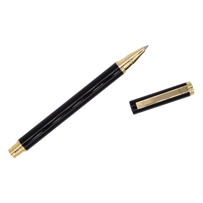 Carpe Diem Black Metal Gel Pen