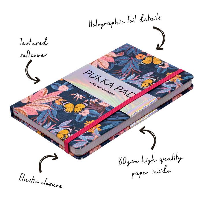 Carpe Diem Bloom Softcover Pad In Blue