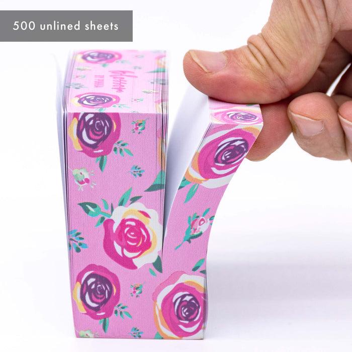 Carpe Diem Blossom Memo Block Pink