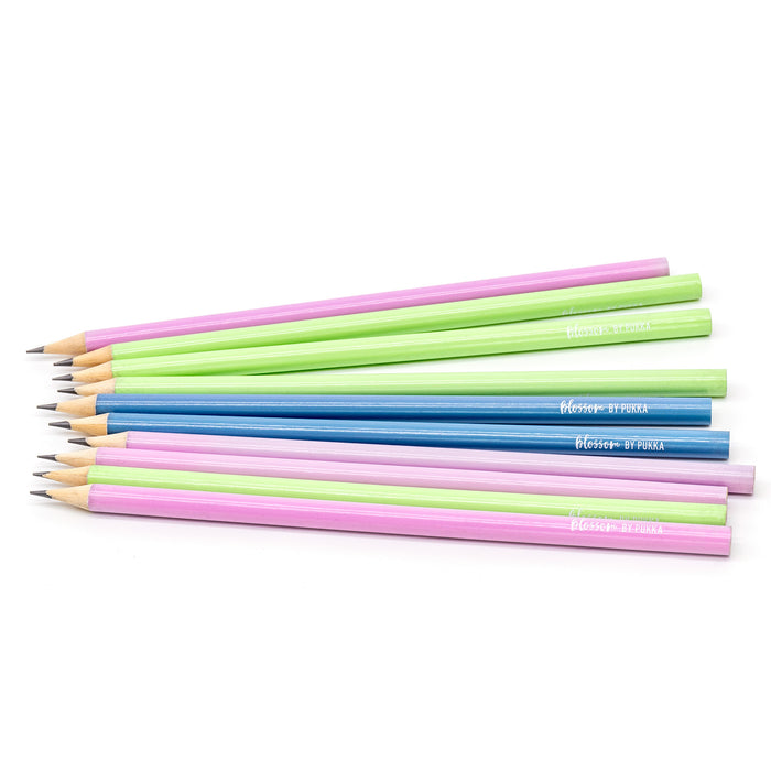 Carpe Diem Blossom Pencil Set - 12 Pencils Per Pack