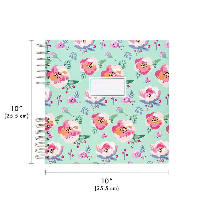 Carpe Diem Blossom Scrapbook In Green