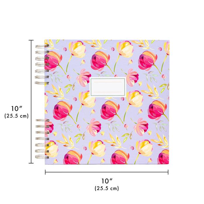 Carpe Diem Blossom Scrapbook In Lilac