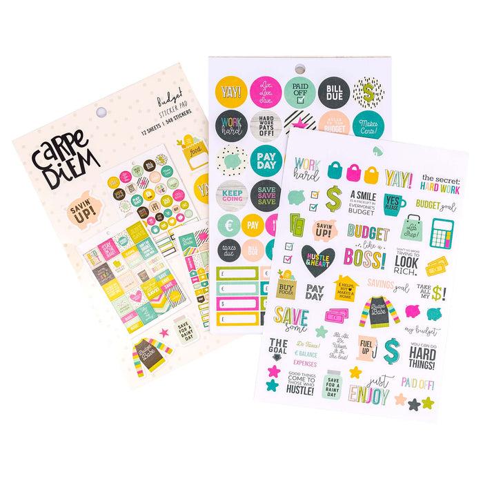 Carpe Diem Budget A5 Sticker Tablet