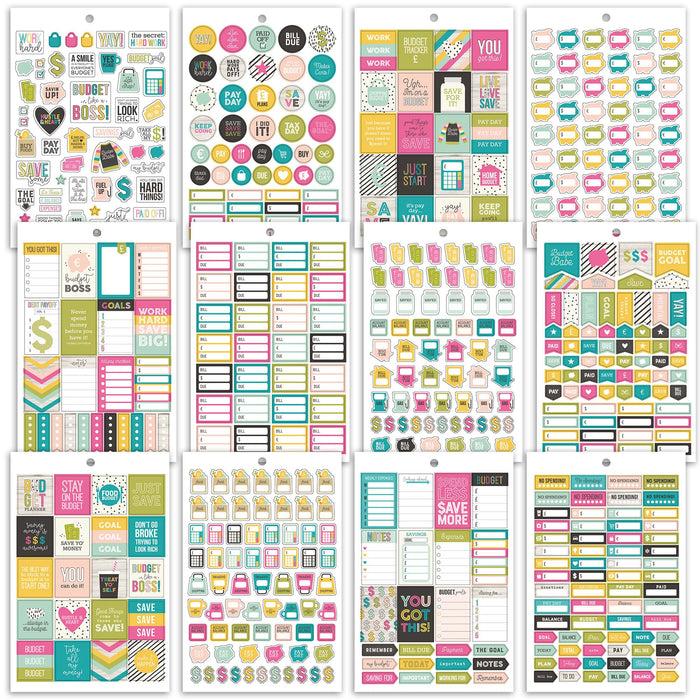 Carpe Diem Budget A5 Sticker Tablet