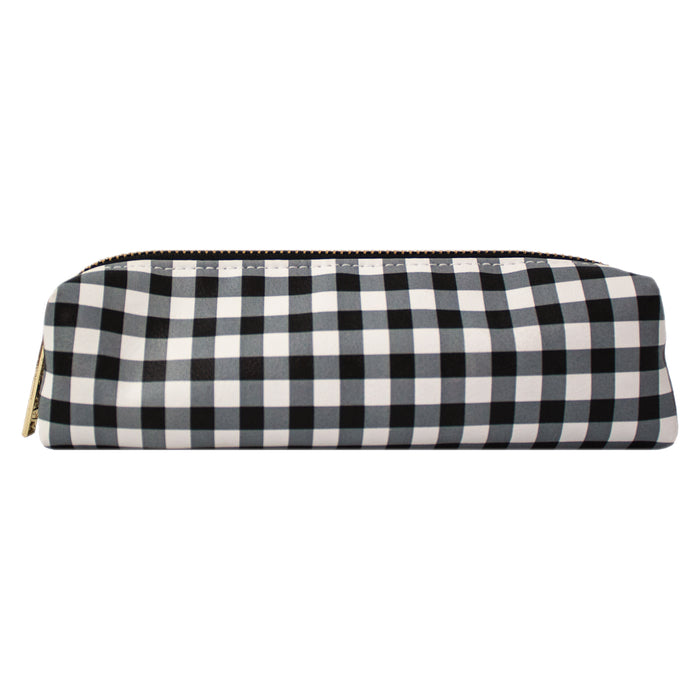 Carpe Diem Buffalo Check 8" Slim Pencil Case/Pouch