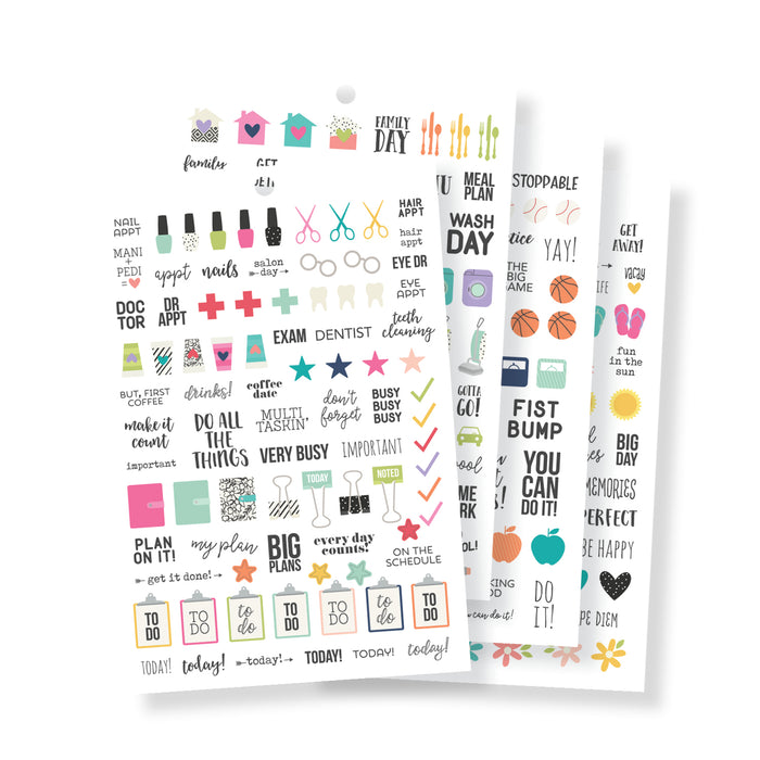 carpe diem Calendar A5 Sticker Tablet