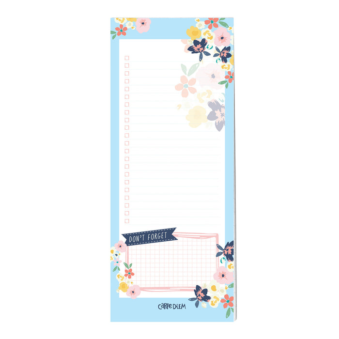 carpe diem Ditsy Floral Magnetic To Do List