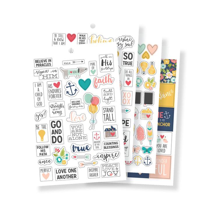 Carpe Diem Faith A5 Sticker Tablet