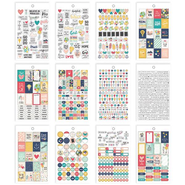 Carpe Diem Faith Mini Sticker Tablet