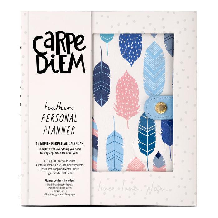 Carpe Diem Feathers Personal Planner Box Set