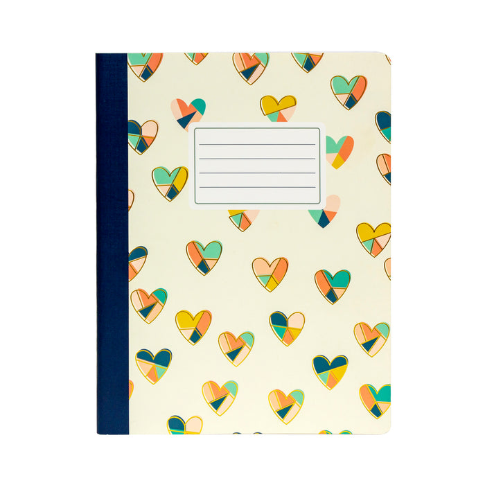 Carpe Diem Floral Love Composition Books 3-pack