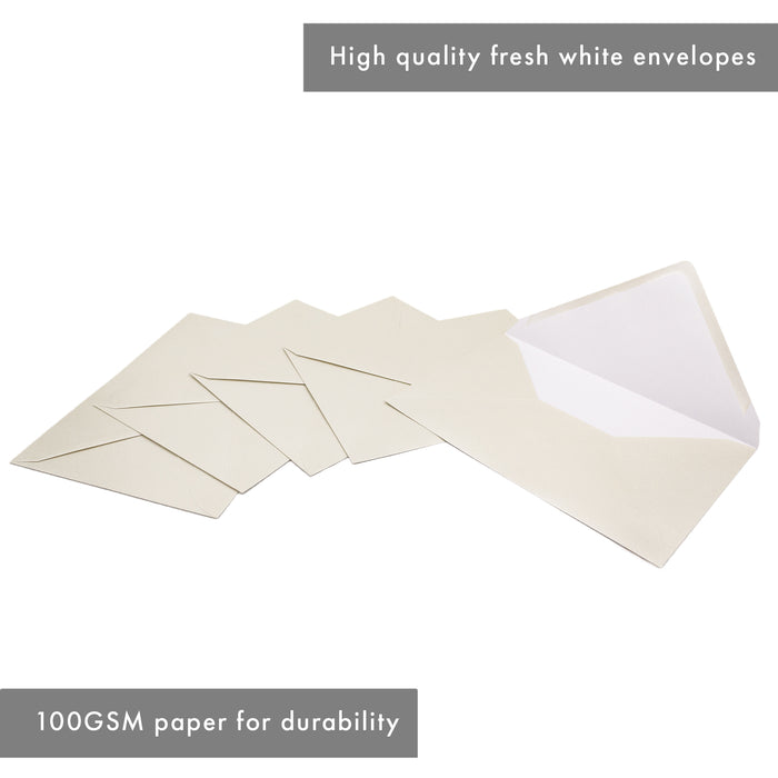 Carpe Diem Fresh White A2 Envelopes - Pack Of 25