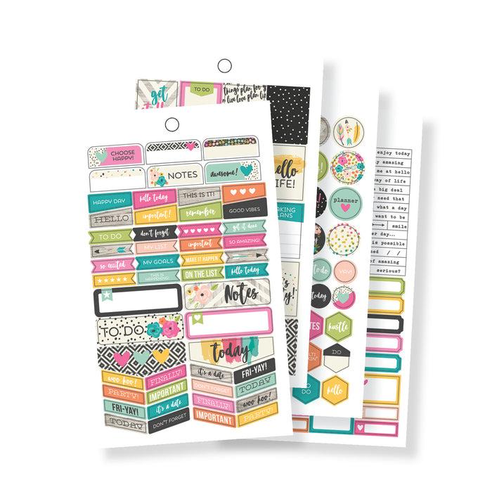 Carpe Diem Good Vibes Mini Sticker Tablet