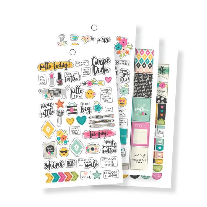 Carpe Diem Good Vibes Mini Sticker Tablet