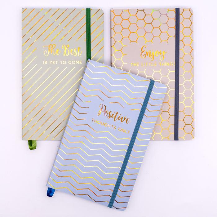 Carpe Diem Haze Journal With Quote In Blue