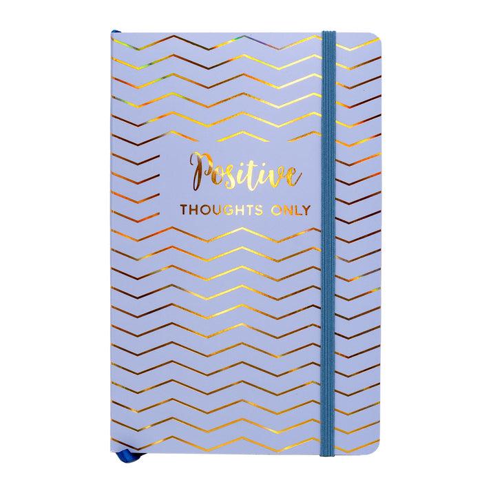carpe diem Haze Journal with Quote in Blue