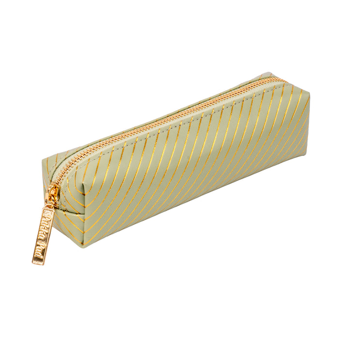 carpe diem Haze Slim Pencil Case in Green