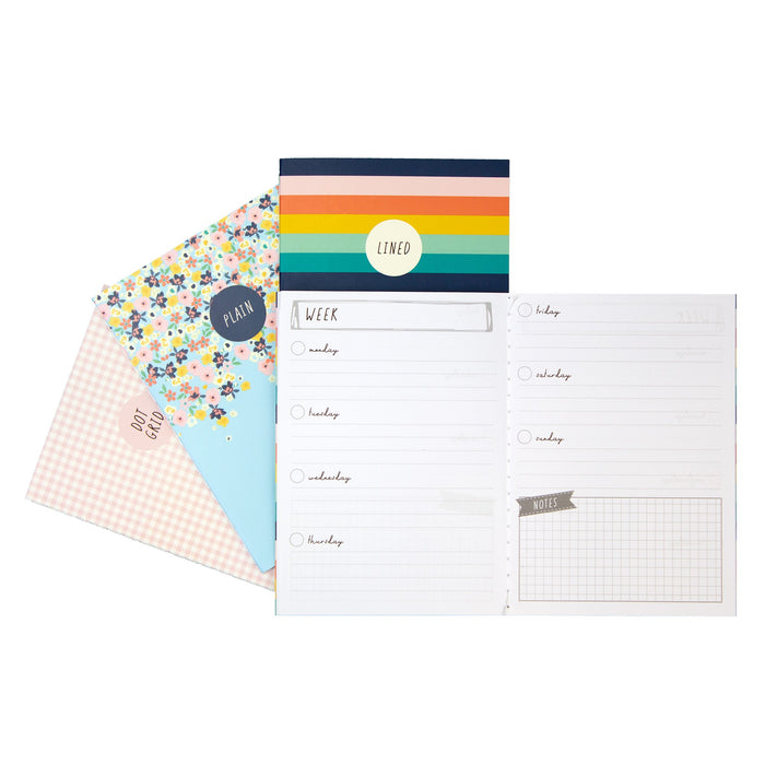 Carpe Diem Hearts Assortment A6 Notebooks - 4 Pack