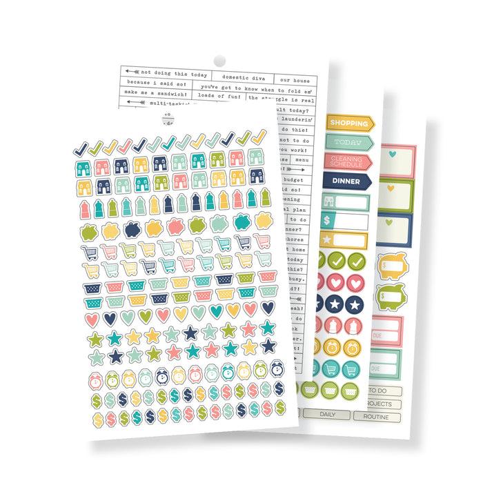 Carpe Diem Home A5 Sticker Tablet