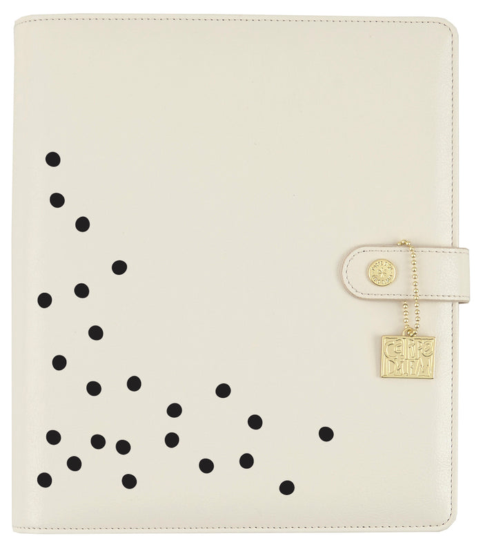 Carpe Diem Large Polka Dot Black Planner Decal