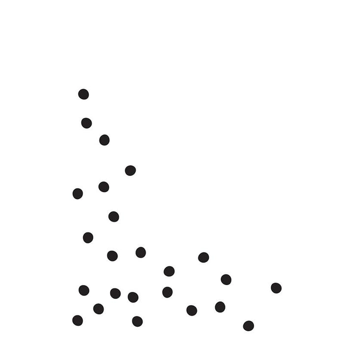 carpe diem Large Polka Dot Black Planner Decal