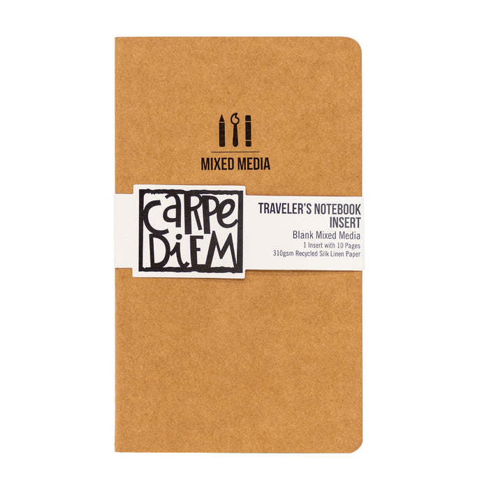 carpe diem Mixed Media Traveller's Notebook Insert